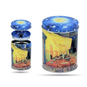 Puszka Carmani 6.5x9cm V. van Gogh, Tarasy kawiarni nocą